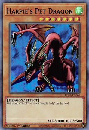 Harpie's Pet Dragon (Purple) (Ultra Rare) [LDS2-EN066] 1st Edition