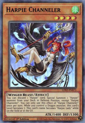 Harpie Channeler (Green) (Ultra Rare) [LDS2-EN073] 1st Edition