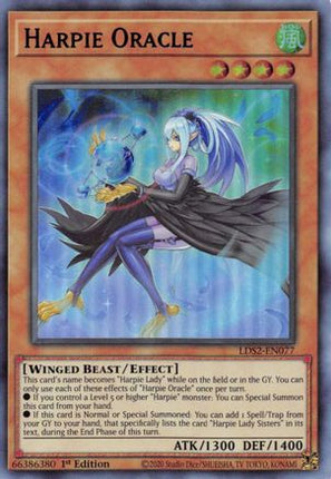 Harpie Oracle (Blue) (Ultra Rare) [LDS2-EN077] 1st Edition