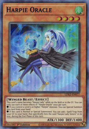 Harpie Oracle (Green) (Ultra Rare) [LDS2-EN077] 1st Edition