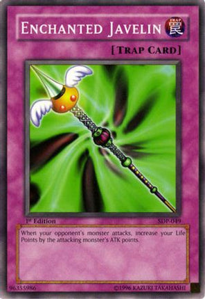 Enchanted Javelin (Common / Short Print) [SDP-049] Starter Deck: Pegasus 1st Edition