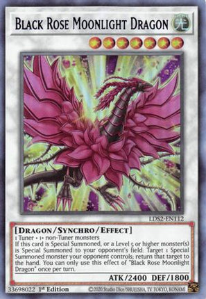 Black Rose Moonlight Dragon (Blue) (Ultra Rare) [LDS2-EN112] 1st Edition