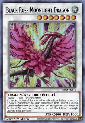 Black Rose Moonlight Dragon (Purple) (Ultra Rare) [LDS2-EN112] 1st Edition