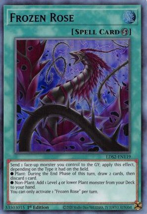 Frozen Rose (Blue) (Ultra Rare) [LDS2-EN119] 1st Edition