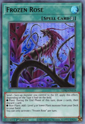 Frozen Rose (Green) (Ultra Rare) [LDS2-EN119] 1st Edition