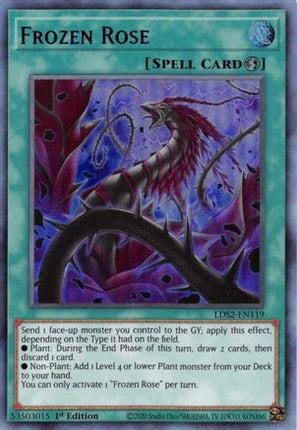 Frozen Rose (Purple) (Ultra Rare) [LDS2-EN119] 1st Edition
