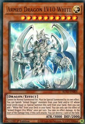 Armed Dragon LV10 White (Ultra Rare) [BLVO-EN005] 1st Edition