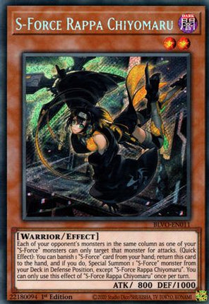 S-Force Rappa Chiyomaru (Secret Rare) [BLVO-EN011] 1st Edition