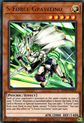 S-Force Gravitino (Ultra Rare) [BLVO-EN014] 1st Edition