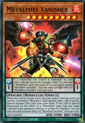 Metalfoes Vanisher (Super Rare) [BLVO-EN021] 1st Edition