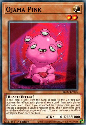 Ojama Pink (Common / Short Print) [BLVO-EN036] 1st Edition