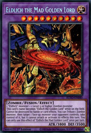 Eldlich the Mad Golden Lord (Secret Rare) [BLVO-EN040] 1st Edition