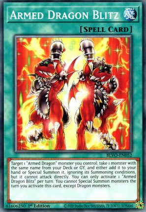 Armed Dragon Blitz (Common / Short Print) [BLVO-EN052] 1st Edition