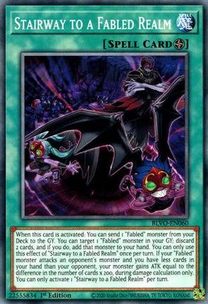Stairway to a Fabled Realm (Common / Short Print) [BLVO-EN060] 1st Edition