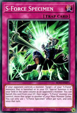 S-Force Specimen (Common / Short Print) [BLVO-EN071] 1st Edition