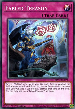 Fabled Treason (Common / Short Print) [BLVO-EN073] 1st Edition