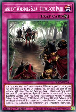 Ancient Warriors Saga - Chivalrous Path (Common / Short Print) [BLVO-EN074] 1st Edition