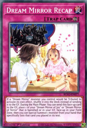 Dream Mirror Recap (Common / Short Print) [BLVO-EN077] 1st Edition