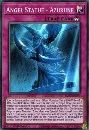 Angel Statue - Azurune (Super Rare) [BLVO-EN079] 1st Edition