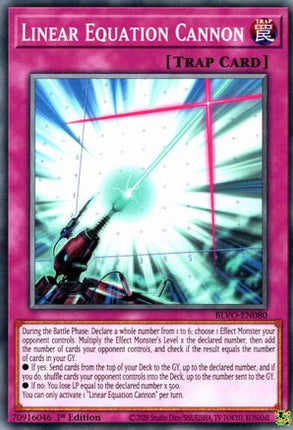 Linear Equation Cannon (Common / Short Print) [BLVO-EN080] 1st Edition