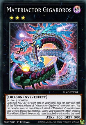 Materiactor Gigaboros (Super Rare) [BLVO-EN084] 1st Edition