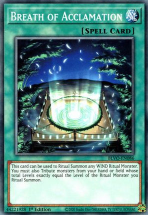 Breath of Acclamation (Common / Short Print) [BLVO-EN086] 1st Edition