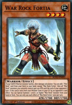 War Rock Fortia (Super Rare) [BLVO-EN093] 1st Edition