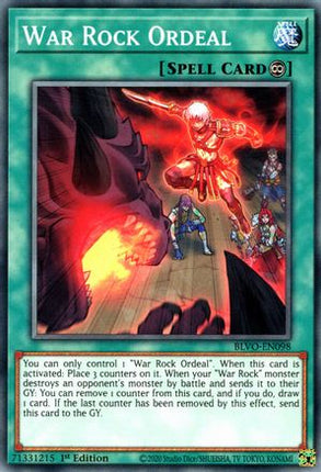 War Rock Ordeal (Common / Short Print) [BLVO-EN098] 1st Edition