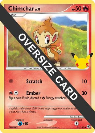 Chimchar (76/130) [First Partner Pack]