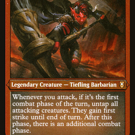 Karlach, Fury of Avernus [Commander Legends: Battle for Baldur's Gate] Etched Foil