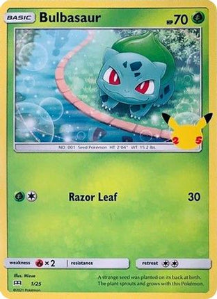 Bulbasaur - 1/25 [McDonald's 25th Anniversary Promos] Holofoil
