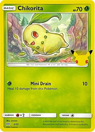 Chikorita - 2/25 [McDonald's 25th Anniversary Promos]