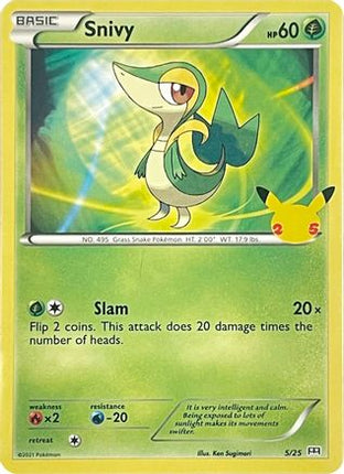 Snivy - 5/25 [McDonald's 25th Anniversary Promos]