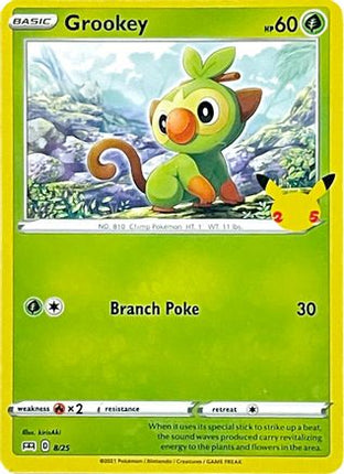 Grookey - 8/25 [McDonald's 25th Anniversary Promos]