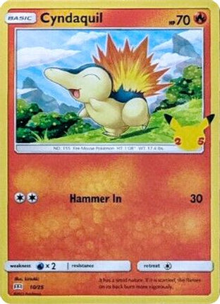 Cyndaquil - 10/25 [McDonald's 25th Anniversary Promos] Holofoil