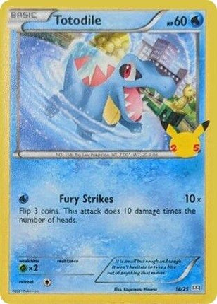 Totodile - 18/25 [McDonald's 25th Anniversary Promos]