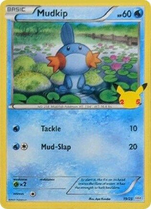 Mudkip - 19/25 [McDonald's 25th Anniversary Promos] Holofoil