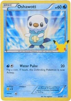 Oshawott - 21/25 [McDonald's 25th Anniversary Promos] Holofoil