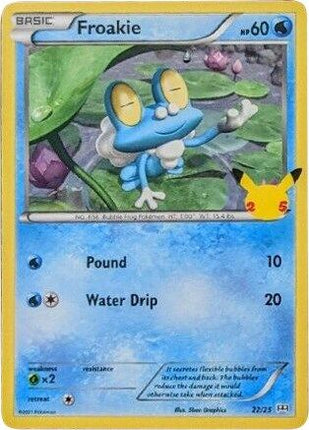 Froakie - 22/25 [McDonald's 25th Anniversary Promos] Holofoil