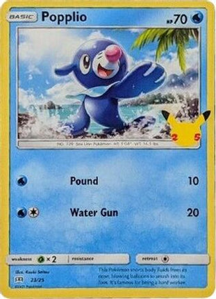 Popplio - 23/25 [McDonald's 25th Anniversary Promos] Holofoil