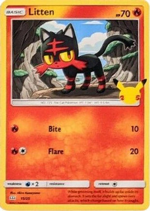 Litten - 15/25 [McDonald's 25th Anniversary Promos]