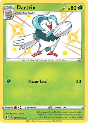 Dartrix - SV002/SV122 [Shining Fates: Shiny Vault] Holofoil
