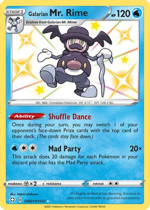 Galarian Mr. Rime - SV021/SV122 [Shining Fates: Shiny Vault] Holofoil