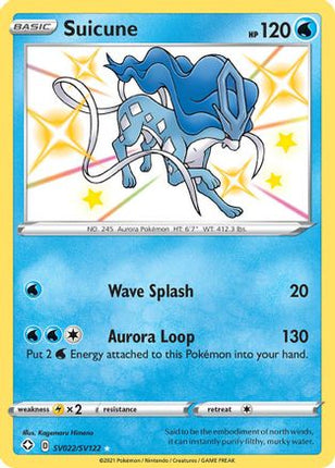Suicune - SV022/SV122 [Shining Fates: Shiny Vault] Holofoil