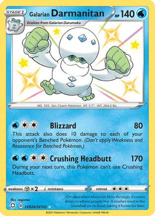 Galarian Darmanitan - SV024/SV122 [Shining Fates: Shiny Vault] Holofoil