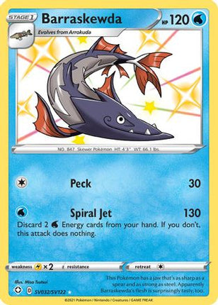 Barraskewda - SV032/SV122 [Shining Fates: Shiny Vault] Holofoil