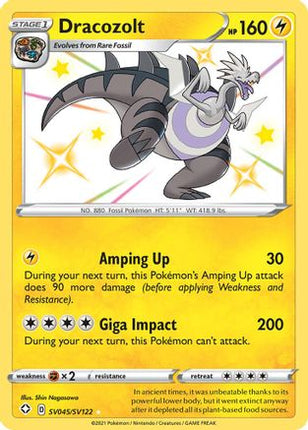 Dracozolt - SV045/SV122 [Shining Fates: Shiny Vault] Holofoil