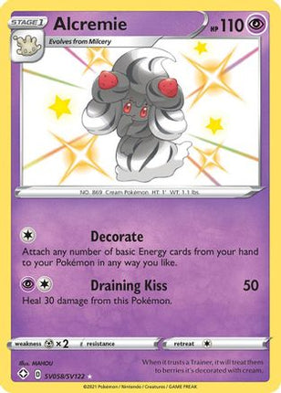 Alcremie - SV058/SV122 [Shining Fates: Shiny Vault] Holofoil