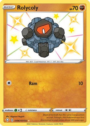 Rolycoly - SV067/SV122 [Shining Fates: Shiny Vault] Holofoil