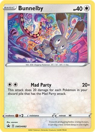Bunnelby - SWSH082 - SWSH082/null [SWSH: Sword & Shield Promo Cards] Holofoil